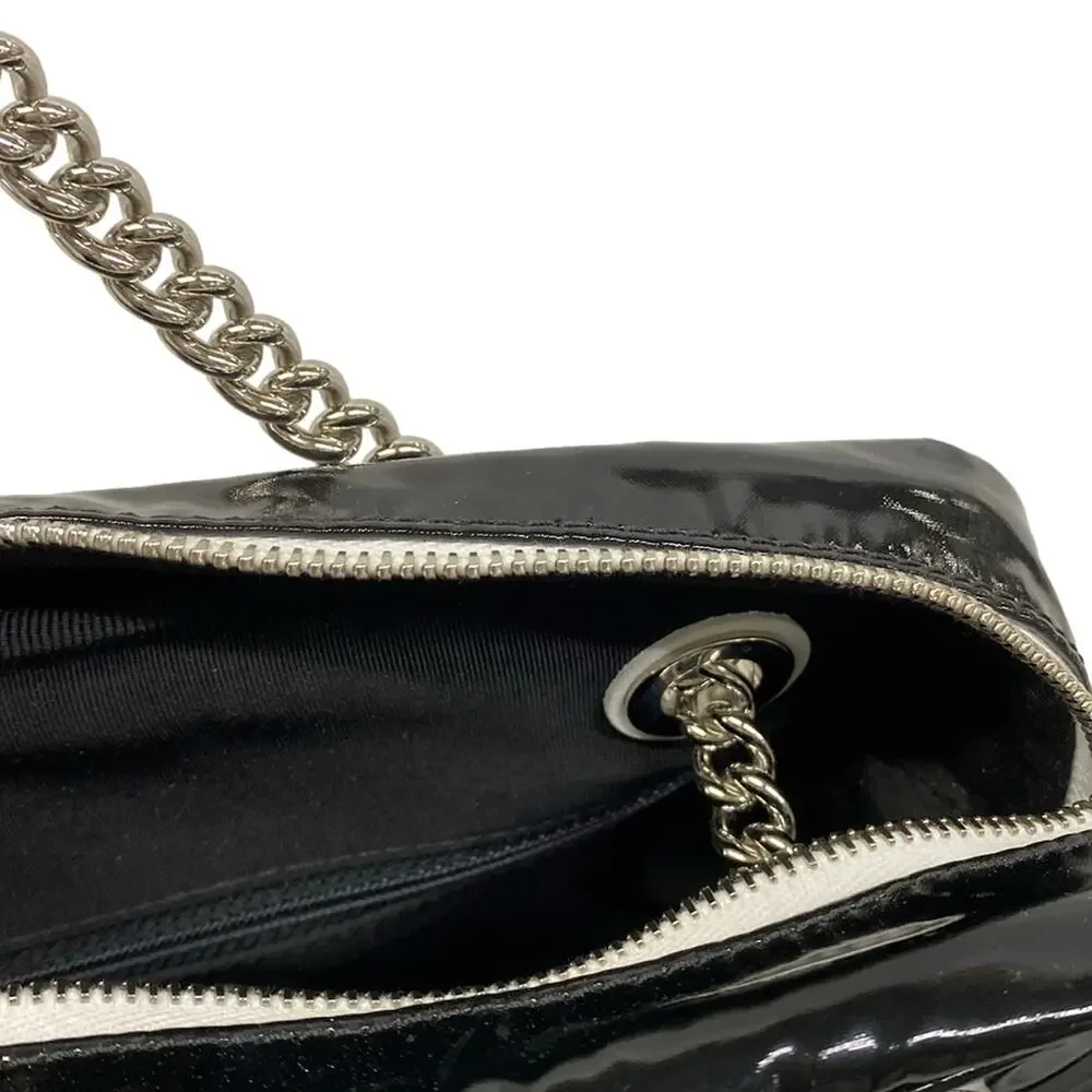 Chanel Shoulder Bag Black White